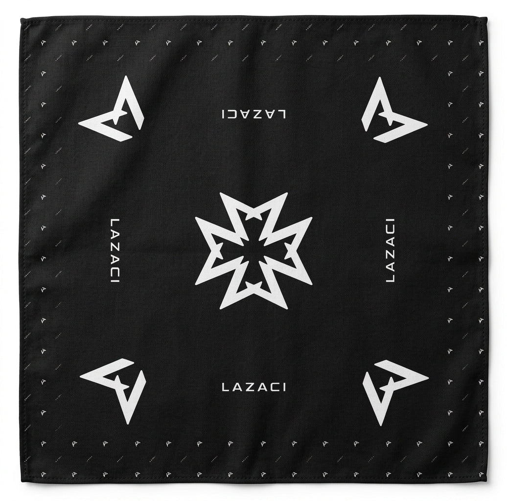 LAZACI BANDANA SCARF V1 BLACK
