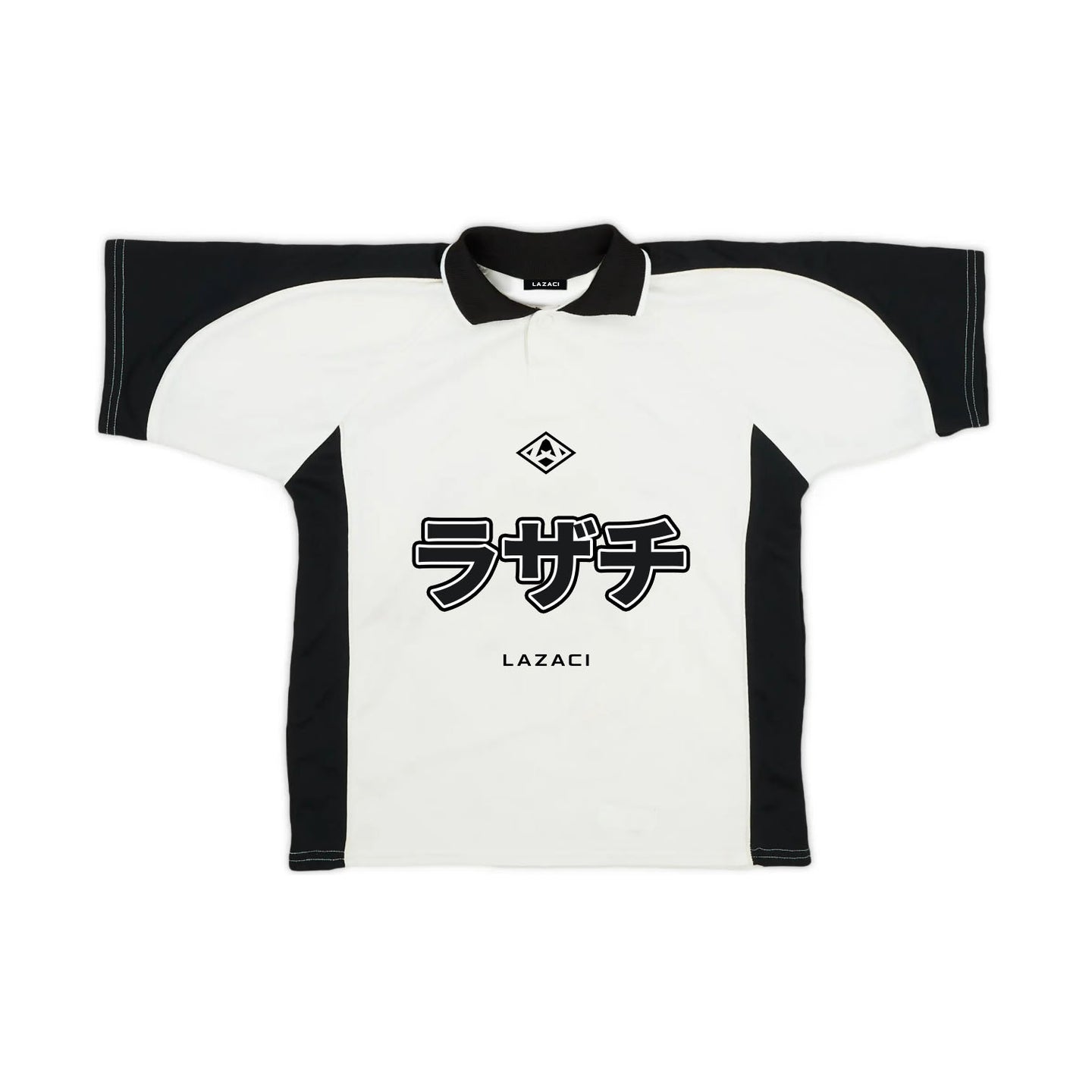 Lazaci Soccer Jersey - BLK / WHI