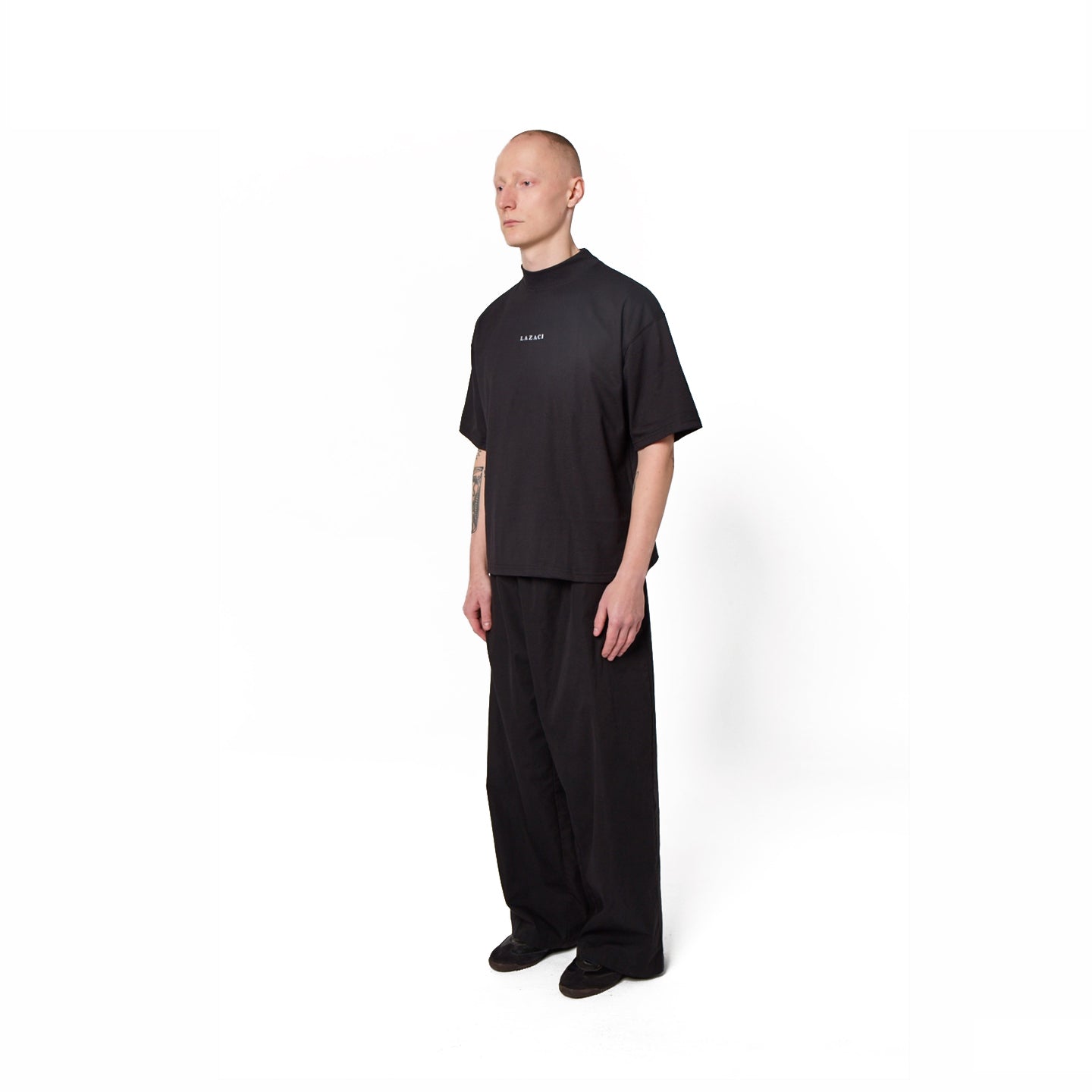 Lazaci Mock Neck - BLK / WHI