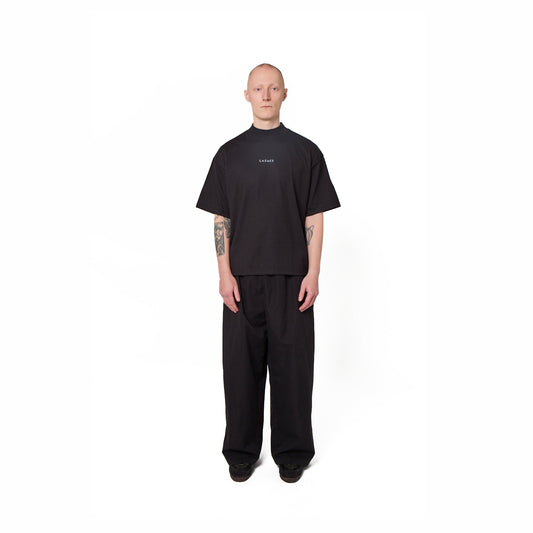 Lazaci Mock Neck - BLK / WHI