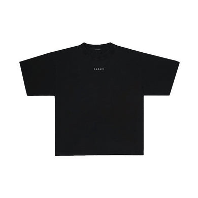 Lazaci Diamond Clan Mock Neck T-Shirt - BLK / WHI
