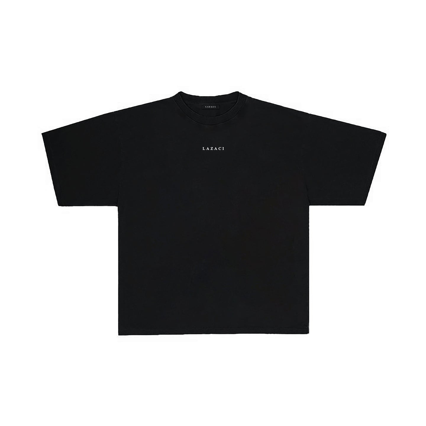 Lazaci Diamond Clan Mock Neck T-Shirt - BLK / WHI